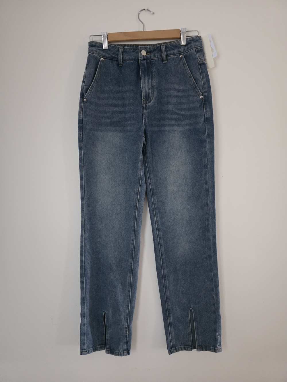 Commense Straight-Leg Jeans in Faded Blue-Gray
